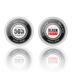 Black friday label.vector