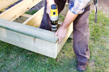 Using drill to insert screw