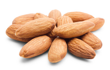 Heap of almonds