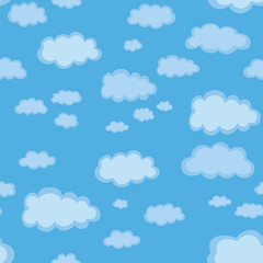 seamless texture with clouds