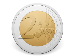 two euro coin