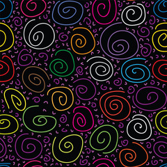 seamless texture with swirls