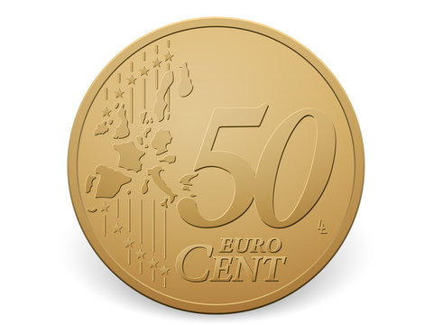 Fifty Euro Cent Coin