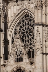 Rosace de la cathédrale d'Auxerre