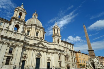 Obraz premium Chiesa di S,Agnese a Piazza Navona