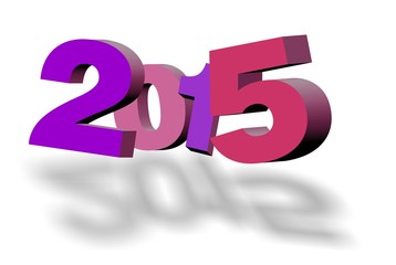 Illustration für Neujahr  2015