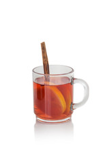 Hot Spiced Wine on white