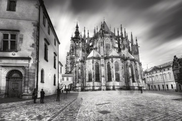 Katedra Świętych Wita, Wacława i Wojciecha Praga,Czechy. - obrazy, fototapety, plakaty