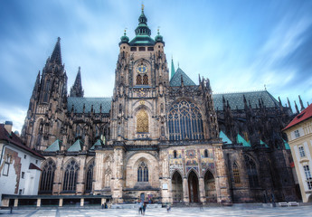 Fototapeta na wymiar Katedra Świętych Wita, Wacława i Wojciecha Praga,Czechy.
