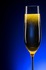 luxury glass of champagne