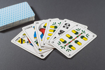 Fototapeta premium Jasskarten