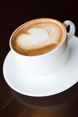 A Latte Coffee art