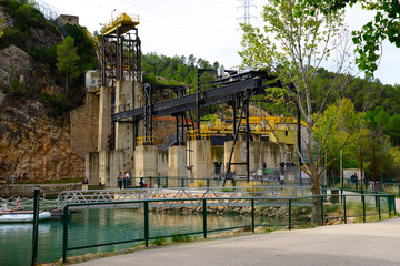 Reservoir Enbarcadero, Cofrentes, Valencia, Spain.