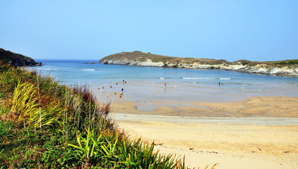 Newquay - Atlantic ocean. England.