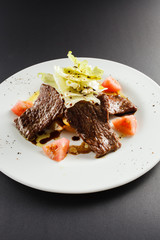 meat with vegetables