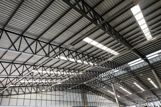 Metal Roof Structure And Channel Light