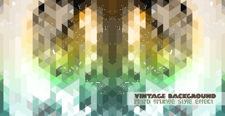 Vintage RetroDesign flyer template. Abstract background