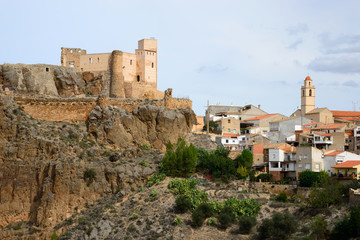 Fototapeta na wymiar Cofrentes Castle, Valencia, Spain.