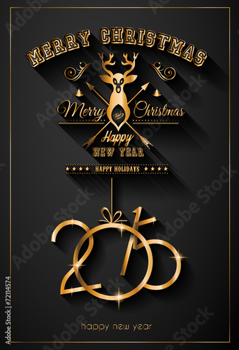 &quot;Christmas Greeting Card for happy Holidays cards&quot; Stock image and