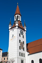 Fototapeta na wymiar Altes Rathaus - Old Town Hall in Munich, Germany