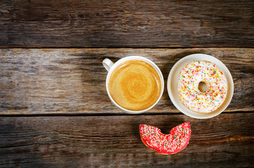 Donuts and coffee