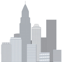 city, vector illustration