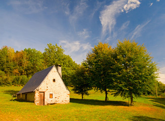 AZUN Valley in the high French Pyrenees © poliki