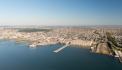 Obraz premium Aerial View of Manhattan, New York