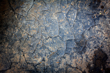 Texture and color of old plastic plate