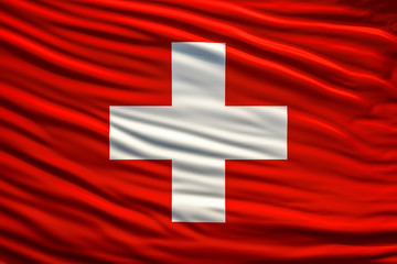 Obraz premium flag of Switzerland