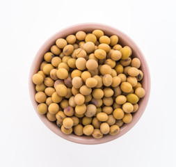 Soybean isolated on white background