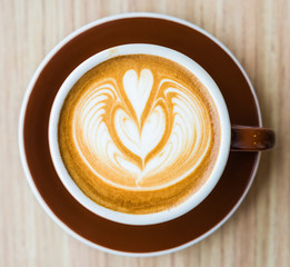Latte coffee