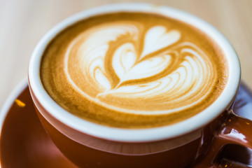 Latte coffee