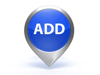 add pointer icon on white background