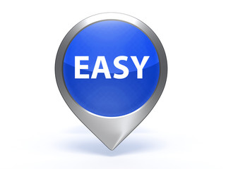 easy pointer icon on white background