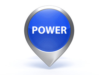 power pointer icon on white background
