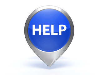 help pointer icon on white background