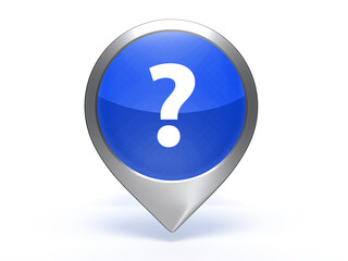 information pointer icon on white background