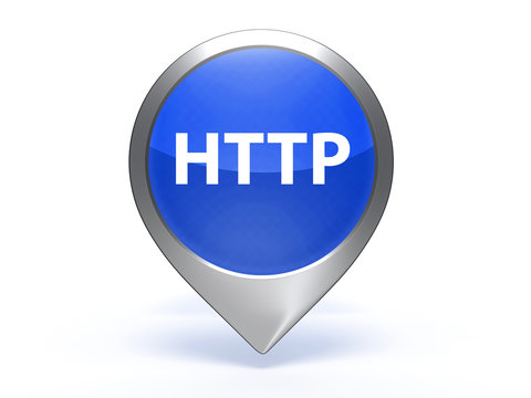 http pointer icon on white background