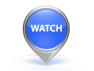 watch pointer icon on white background