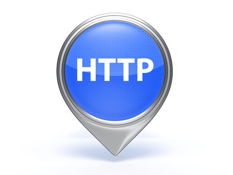 http pointer icon on white background