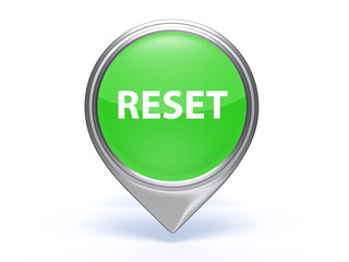 reset pointer icon on white background