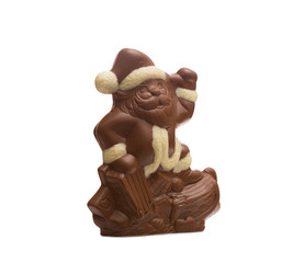 Image of delicious chocolate Santa Claus