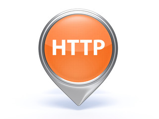 http pointer icon on white background