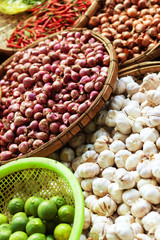 Fruits and vegetables at farmer's market