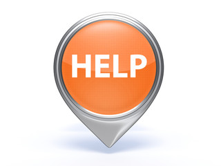 help pointer icon on white background