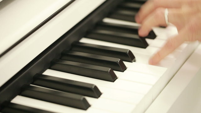 Playing piano