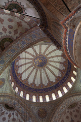 Obraz premium View main dome of Sultan Ahmed Mosque