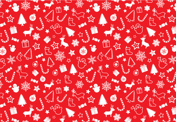 Christmass seamless pattern - 72129969