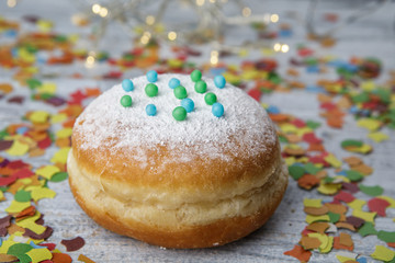 Jelly Donut and Confetti